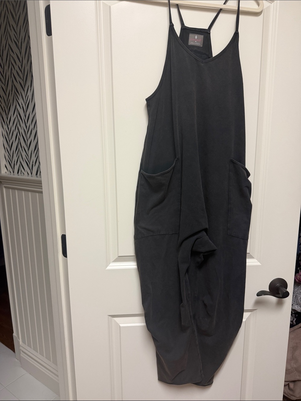 FP Movement Hot Shot onesie in washed black